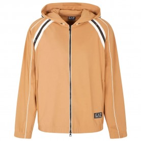 Блуза EA7 EMPORIO ARMANI Train Logo Series Tape Pa full zip sweatshirt - Beige (Tigers Eye) блуза,мъжки,пуловери,ea7,emporio,armani,train,logo,series,tape,pa,full,zip,sweatshirt,beige,(tigers,eye)