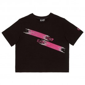 тениска,детски,тениски,ea7,emporio,armani,train,logo,series,tape,short,sleeve,t,shirt,black