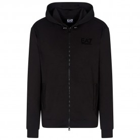 Блуза EA7 EMPORIO ARMANI Train Lux Mod Pl St full zip sweatshirt - Black (Black) блуза,мъжки,пуловери,ea7,emporio,armani,train,lux,mod,pl,st,full,zip,sweatshirt,black,(black)