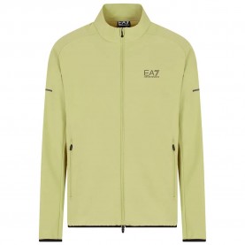 Блуза EA7 EMPORIO ARMANI Ventus 7 full zip sweatshirt - Yellow (Green / U7038) блуза,мъжки,пуловери,ea7,emporio,armani,ventus,7,full,zip,sweatshirt,yellow,(green,u7038)