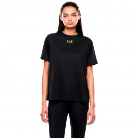 Тениска EA7 EMPORIO ARMANI Ventus 7 short sleeve T-shirt - Black (Black Beauty) тениска,дамски,тениски,ea7,emporio,armani,ventus,7,short,sleeve,t,shirt,black,(black,beauty)