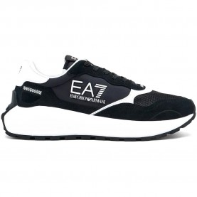 Маратонки EA7 EMPORIO ARMANI Wader trainers - Black (Black / White) маратонки,мъжки,маратонки,дамски,маратонки,ea7,emporio,armani,wader,trainers,black,(black,white)