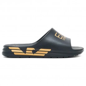 EA7 EMPORIO ARMANI Water Sports Crusher Distance slides - Black (Black / Gold) мъжки,джапанки,и,чехли,дамски,сандали,и,чехли,ea7,emporio,armani,water,sports,crusher,distance,slides,black,(black,gold)