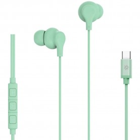 слушалки,слушалки,celly,up,1600,usb,c,earphones,green