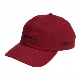 шапка,всички,шапки,vans,check,side,curved,bill,cap,bordeaux,(red)