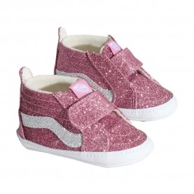 обувки,за,прохождане,детски,маратонки,vans,sk8,hi,crib,trainers,pink,dawn