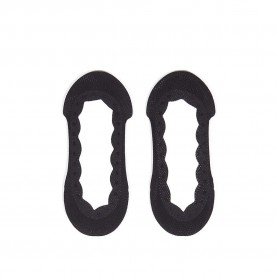 чорапи,дамски,чорапи,pikys,fantasy,openwork,low,cut,cotton,base,with,silicone,no,show,socks,2,pairs,black,(black)