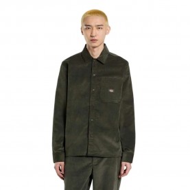 Риза с дълъг ръкав Dickies Corduroy long sleeve shirt - Green (Olive Green) риза,с,дълъг,ръкав,мъжки,ризи,dickies,corduroy,long,sleeve,shirt,green,(olive,green)