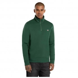 блуза,мъжки,пуловери,dickies,oakport,half,zip,sweatshirt,green,(pine,needle,green)