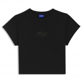 тениска,дамски,тениски,hugo,dome,1,10272901,01,blue,t,shirt,black