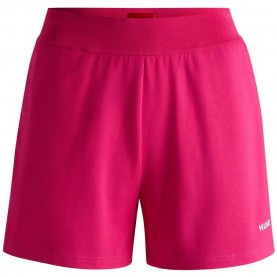 Къси панталони HUGO Shuffle sweat shorts - Pink (Bright Pink) къси,панталони,мъжки,панталони,дамски,панталони,hugo,shuffle,sweat,shorts,pink,(bright,pink)