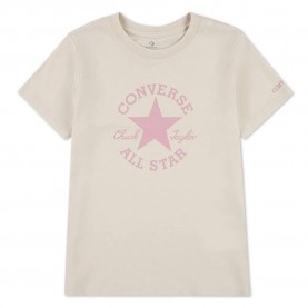 Детска тениска Converse kids Cnvg Dissected Ctp Classic short sleeve T-shirt - Beige (Natural Ivory / Lotus Pink) детска,тениска,мъжки,тениски,дамски,тениски,converse,kids,cnvg,dissected,ctp,classic,short,sleeve,t,shirt,beige,(natural,ivory,lotus,pink)