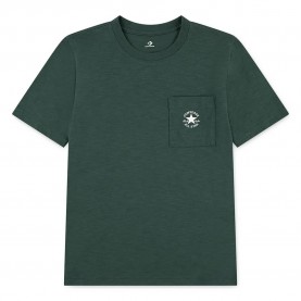 Детска тениска Converse kids Dctp Slub Pocket short sleeve T-shirt - Green (Branch Out) детска,тениска,мъжки,тениски,дамски,тениски,converse,kids,dctp,slub,pocket,short,sleeve,t,shirt,green,(branch,out)