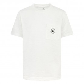 Детска тениска Converse kids Dctp Slub Pocket short sleeve T-shirt - White (Egret) детска,тениска,мъжки,тениски,дамски,тениски,converse,kids,dctp,slub,pocket,short,sleeve,t,shirt,white,(egret)