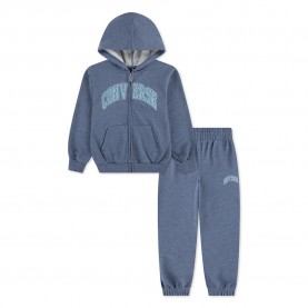 Converse kids Heritage long sleeve set - Blue (Slacker Blue Heather) детски,екипи,детски,облекла,за,момчета,converse,kids,heritage,long,sleeve,set,blue,(slacker,blue,heather)