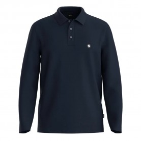 BOSS Paley 10263030 long sleeve polo - Blue (Dark Blue) дамски,блузи,с,яка,мъжки,блузи,с,яка,boss,paley,10263030,long,sleeve,polo,blue,(dark,blue)
