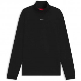 Тениска HUGO Daporollo 10259511 01 T-shirt - Black (Black) тениска,мъжки,тениски,hugo,daporollo,10259511,01,t,shirt,black,(black)