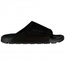 HUGO Evander 10274245 01 slides - Black (Black) мъжки,джапанки,и,чехли,дамски,сандали,и,чехли,hugo,evander,10274245,01,slides,black,(black)