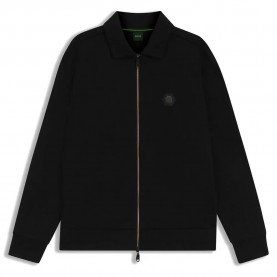 блуза,мъжки,пуловери,boss,future,10267102,01,full,zip,sweatshirt,black
