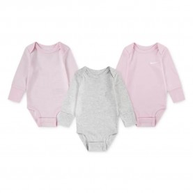 Nike Baby Essentials Long Sleeve Body 3 units - Green / Pink (Birch Heather) детски,облекла,за,момчета,детски,облекла,за,момичета,nike,baby,essentials,long,sleeve,body,3,units,green,pink,(birch,heather)