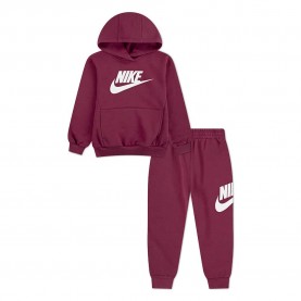 Nike Club Fleece long sleeve set - Purple (Sweet Beet) детски,екипи,nike,club,fleece,long,sleeve,set,purple,(sweet,beet)