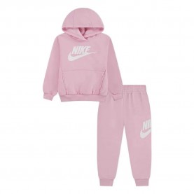 Nike Club Fleece long sleeve set - Pink (Medium Soft Pink 1) детски,екипи,nike,club,fleece,long,sleeve,set,pink,(medium,soft,pink,1)