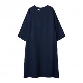 рокля,дамски,поли,и,рокли,makia,adele,3,4,sleeve,long,dress,blue,(dark,navy)