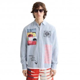 риза,с,дълъг,ръкав,мъжки,ризи,scotch,&,soda,graphic,patchwork,striped,oxford,long,sleeve,shirt,grey