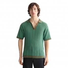 мъжки,блузи,с,яка,scotch,&,soda,open,structured,knitted,short,sleeve,polo,thyme,(green)