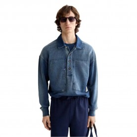 блуза,мъжки,пуловери,scotch,&,soda,worked,out,popover,sweatshirt,blue