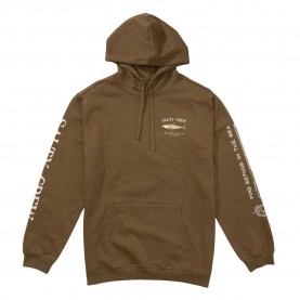 суичър,мъжки,пуловери,salty,crew,bruce,hood,fleece,hoodie,teak,(brown)