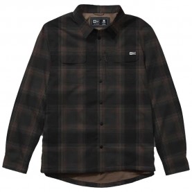 Риза с дълъг ръкав Salty crew Fathom tech shacket long sleeve shirt - Phantom риза,с,дълъг,ръкав,мъжки,ризи,salty,crew,fathom,tech,shacket,long,sleeve,shirt,phantom
