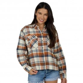риза,с,дълъг,ръкав,дамски,блузи,дамски,ризи,salty,crew,nmd,flannel,long,sleeve,shirt,bone,(brown)