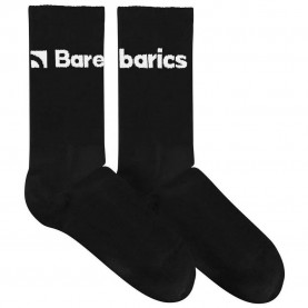чорапи,мъжки,чорапи,barebarics,big,logo,barefoot,crew,socks,black