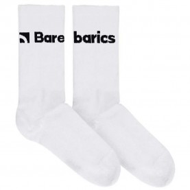 чорапи,мъжки,чорапи,barebarics,big,logo,barefoot,crew,socks,white