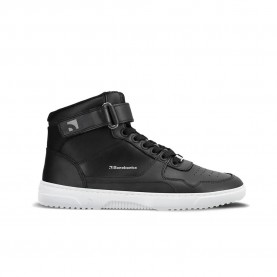 високи,кецове,дамски,маратонки,barebarics,zing,high,top,barefoot,trainers,black,white,(black)