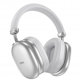 слушалки,слушалки,hoco,w35,max,auspicious,wireless,earphones,silver