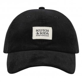 шапка,всички,шапки,scotch,&,soda,corduroy,adjustable,cap,black,(black)