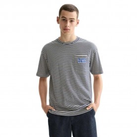 Тениска Scotch & soda Double Face Pocket short sleeve T-shirt - Blue (Blue) тениска,мъжки,тениски,дамски,тениски,scotch,&,soda,double,face,pocket,short,sleeve,t,shirt,blue,(blue)