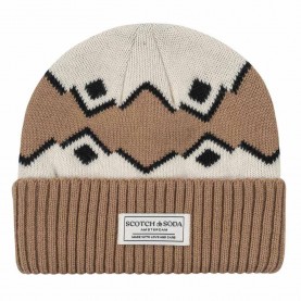 шапка,всички,шапки,scotch,&,soda,fairisle,cuff,beanie,beige,(brown)