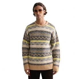 Блуза Scotch & soda Jacquard Dropped sweater - Beige (Beige) блуза,мъжки,пуловери,scotch,&,soda,jacquard,dropped,sweater,beige,(beige)
