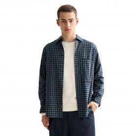 карирана,риза,мъжки,ризи,scotch,&,soda,lightweight,flannel,checked,long,sleeve,shirt,blue,(blue)