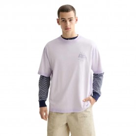 Тениска Scotch & soda Loose Fit Garment Dye short sleeve T-shirt - Purple (Purple) тениска,мъжки,тениски,scotch,&,soda,loose,fit,garment,dye,short,sleeve,t,shirt,purple,(purple)