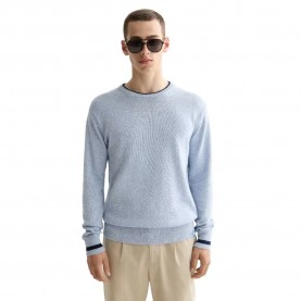 блуза,мъжки,пуловери,scotch,&,soda,melange,regular,fit,sweater,blue,(blue)