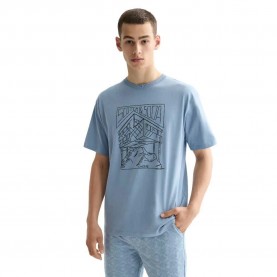 Тениска Scotch & soda Relaxed Fit Logo short sleeve T-shirt - Blue (Blue) тениска,мъжки,тениски,scotch,&,soda,relaxed,fit,logo,short,sleeve,t,shirt,blue,(blue)