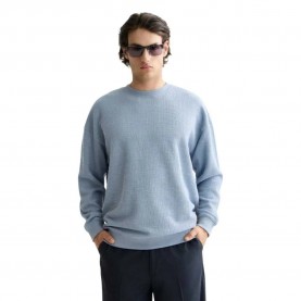 блуза,мъжки,пуловери,scotch,&,soda,textured,sweatshirt,blue,(blue)