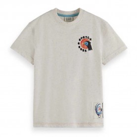 тениска,детски,тениски,scotch,&,soda,180683,loose,fit,front,and,back,artwork,short,sleeve,t,shirt,eggnog