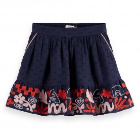 пола,детски,поли,и,рокли,scotch,&,soda,clip,jacquard,embroidered,skirt,blue,(sky,captain)