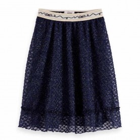 пола,детски,поли,и,рокли,scotch,&,soda,fancy,lurex,skirt,blue,(peacoat)