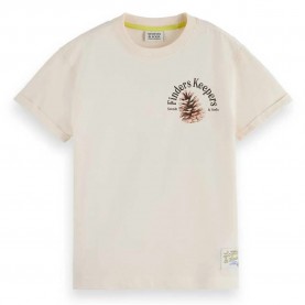 тениска,детски,тениски,scotch,&,soda,loose,fit,front,and,back,artwork,short,sleeve,t,shirt,beige,(eggnog)